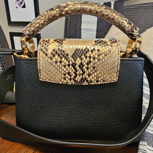 Louis Vuitton Capucines Mini python trim *SALE* - Picture 2 of 16